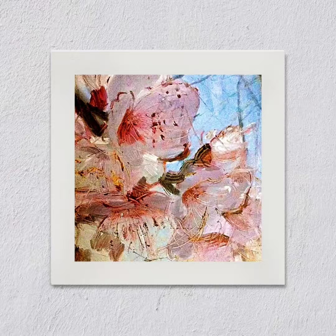 汪韬绘画作品《桃花》